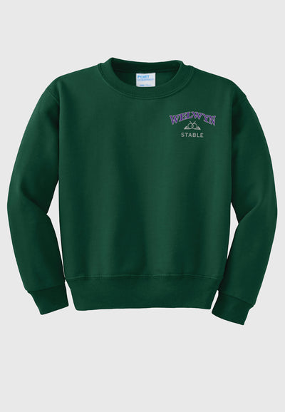 Welwyn Stable Port & Company® Essential Fleece Crewneck Sweatshirt - Adult (unisex)/Youth Sizes, 3 Color Options