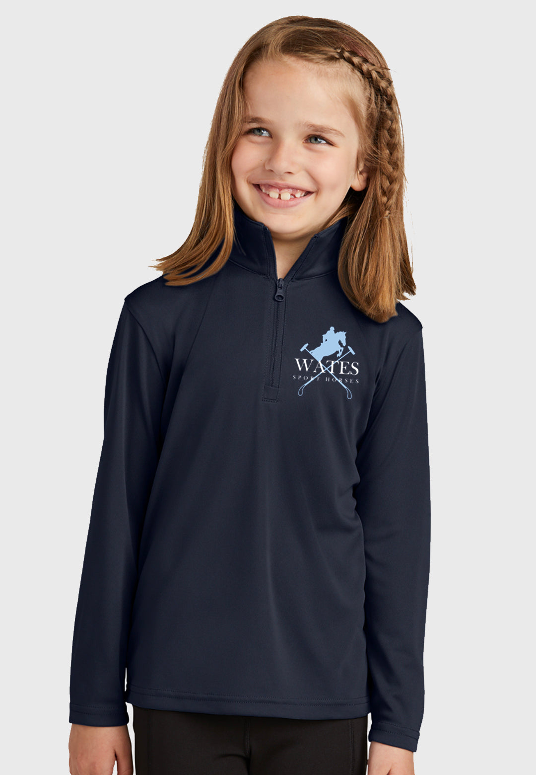 Wates Sport Horses Sport-Tek ®Youth PosiCharge ®Competitor ™1/4-Zip Pullover