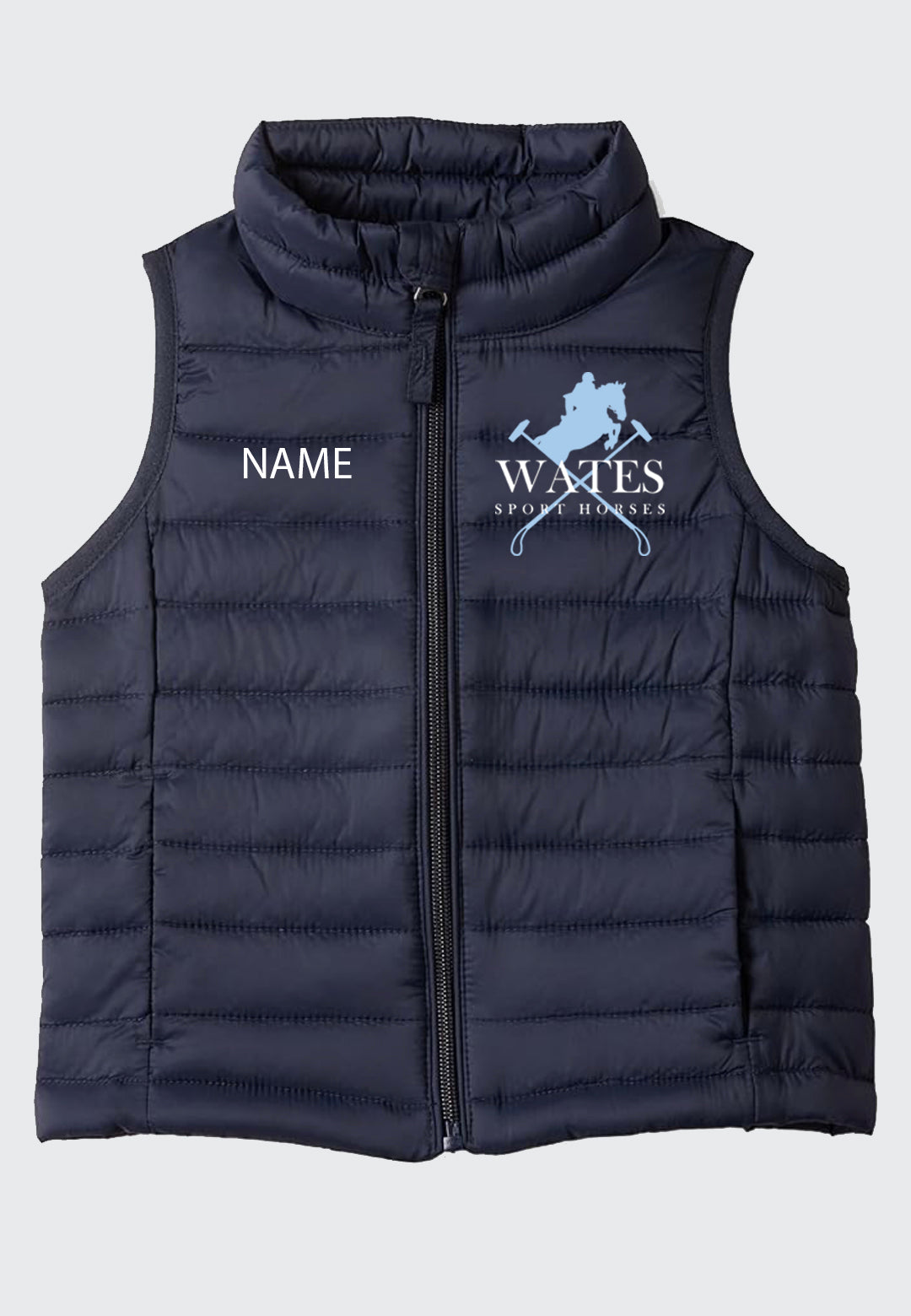 Wates Sport Horses AE Youth Lightweight Water-Resistant Packable Puffer Vest