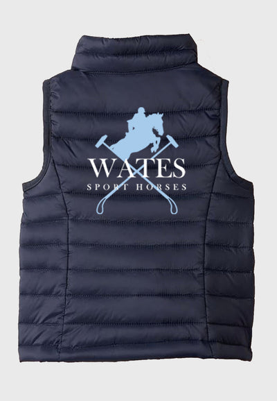 Wates Sport Horses AE Youth Lightweight Water-Resistant Packable Puffer Vest