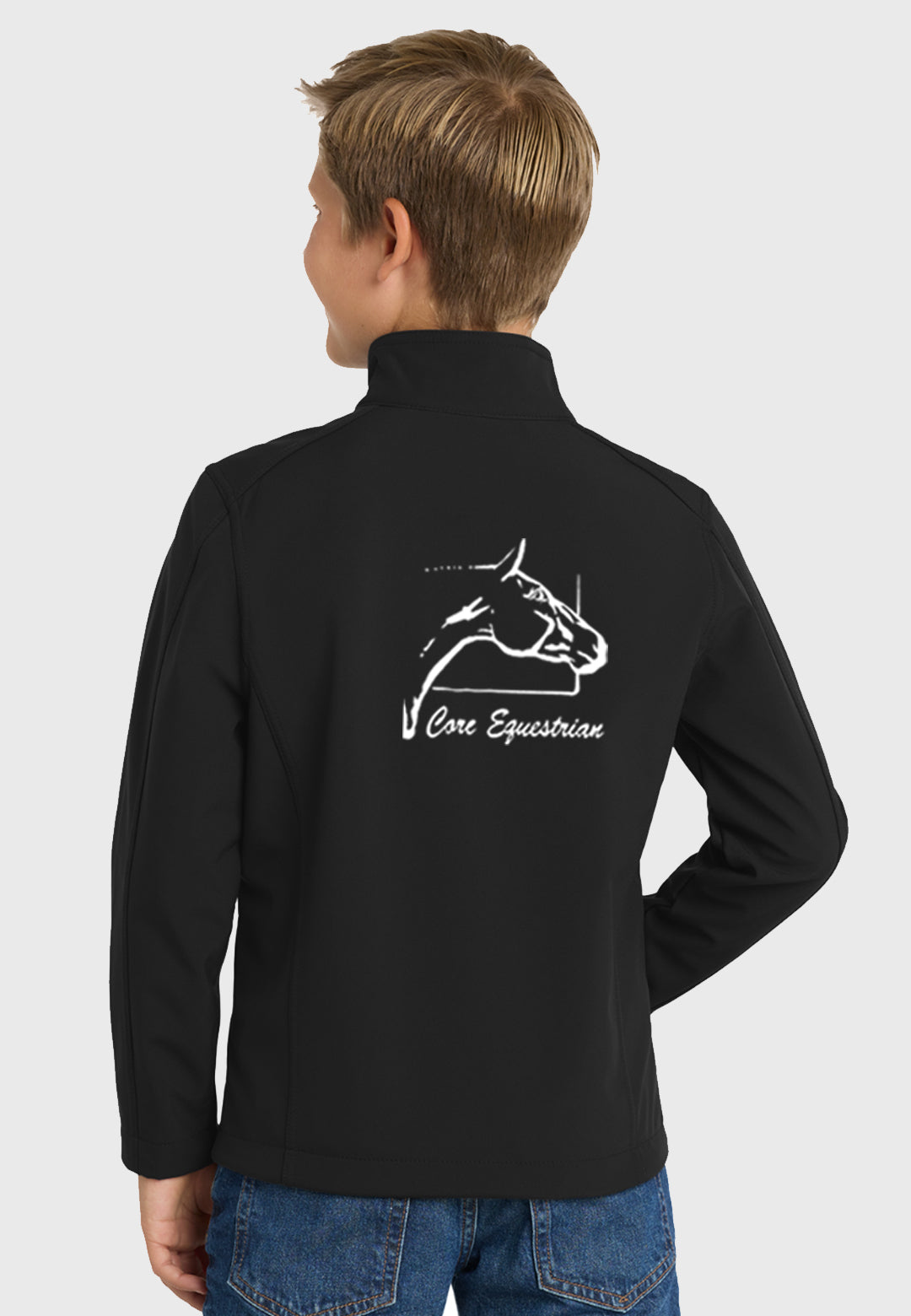 Core Equestrain Port Authority® Youth Core Soft Shell Jacket