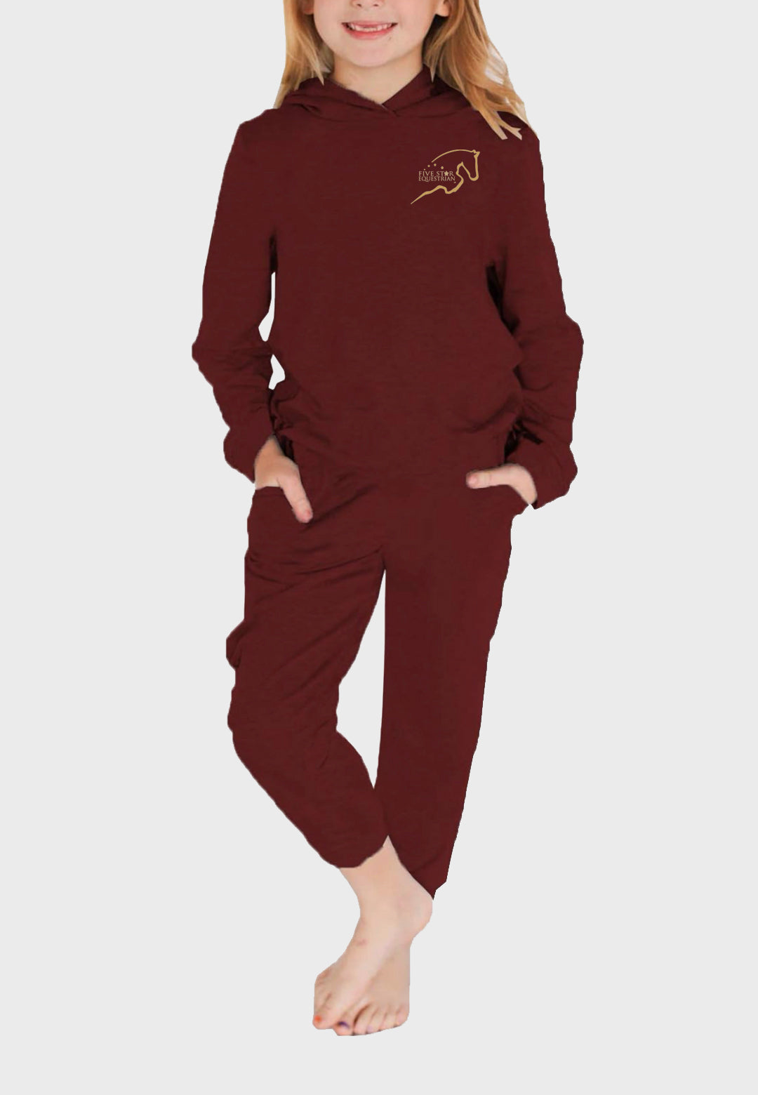 Five Star Equestrian Girls 2 Piece Hoodie/Jogger Set