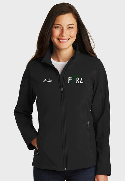 Flanders Polo Port Authority® BLACK Core Soft Shell Jacket - Men's/Ladies/Youth