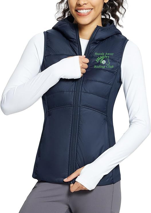 Sneak Away Riding Club Lightweight Hooded Vest