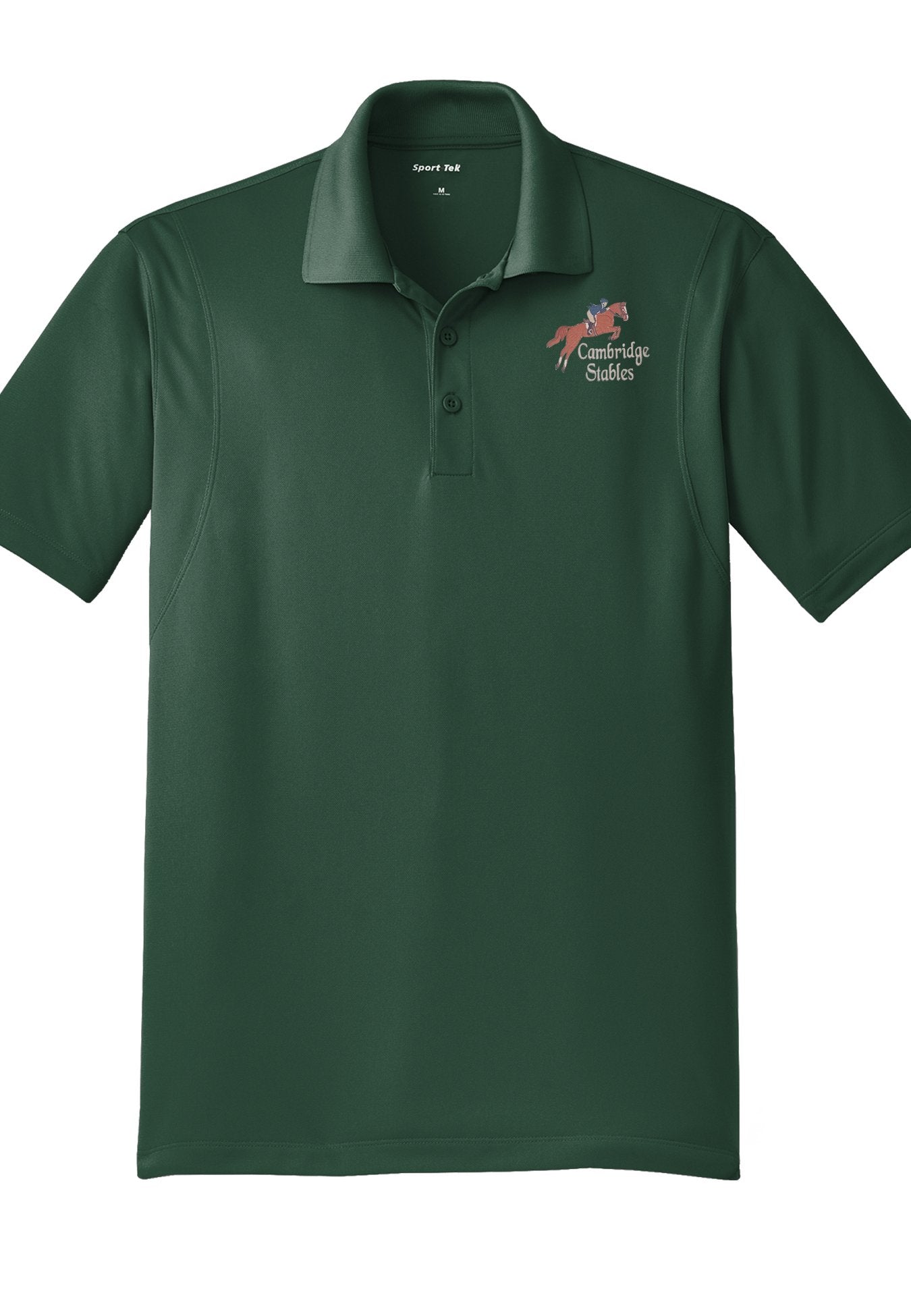 Cambridge Stables Sport-Tek® Mens Sport-Wick® Polo