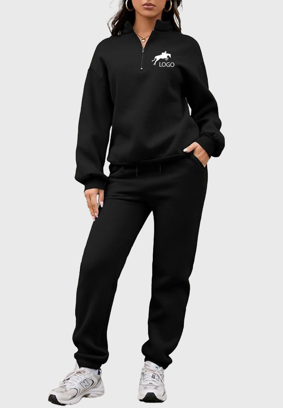 Package A Aleumdr Women's 2 Piece Sweatsuit