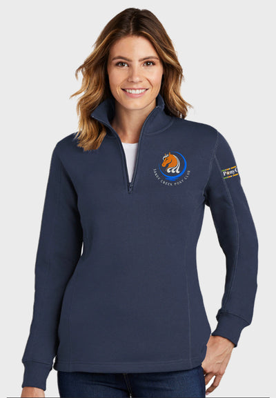 Sandy Creek Pony Club Sport-Tek® Ladies 1/4-Zip Sweatshirt - 2 Color Options