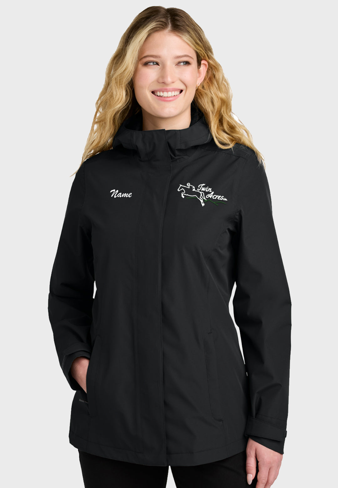 Twin Acres Port Authority® Ladies C-FREE® Rain Jacket, Ladies + Mens Sizes