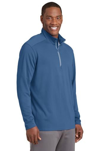 Men's Sport-Tek® Sport-Wick® Textured 1/4-Zip Pullover