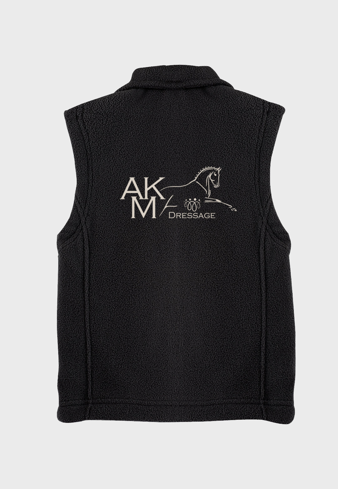 AKM Dressage Port Authority® Youth Black Fleece Vest