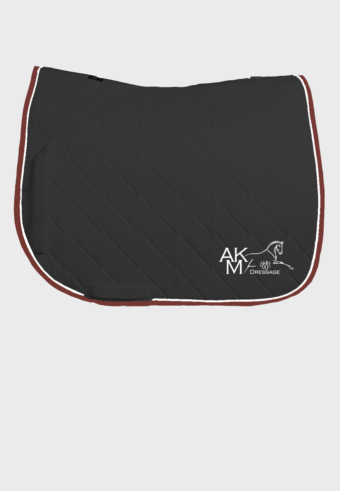 AKM Dressage JACKS DRESSAGE PAD WITH CUSTOM PIPING - 2 Color Options