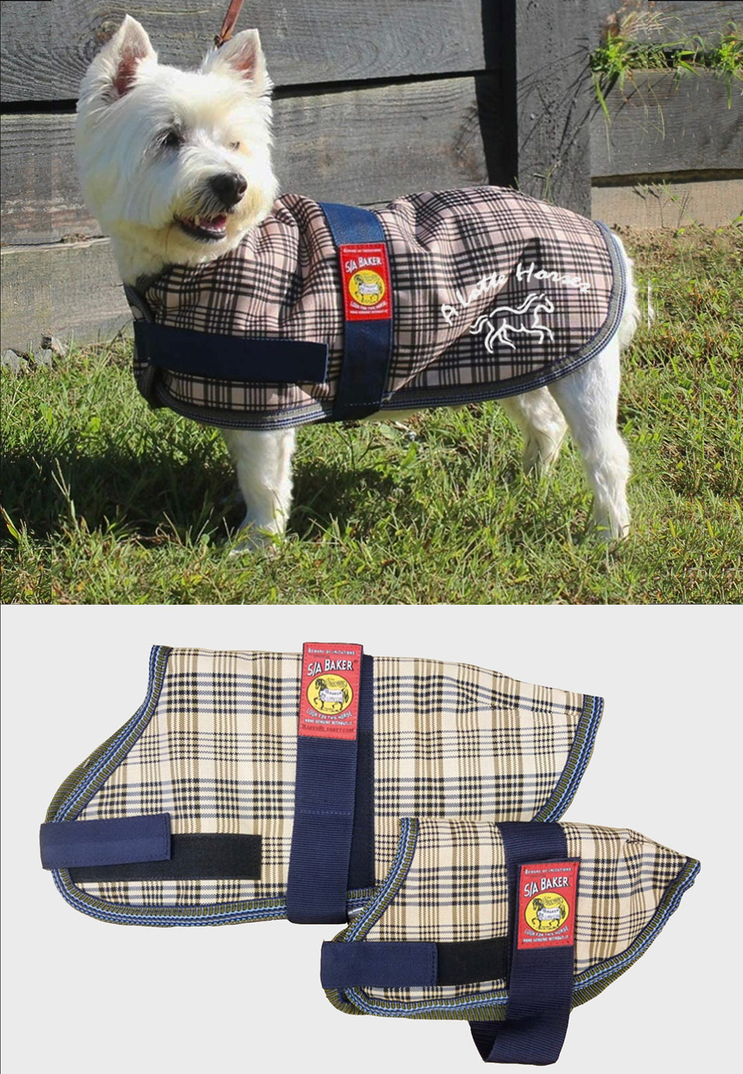 A Lotte Horses Baker® Dog Coat