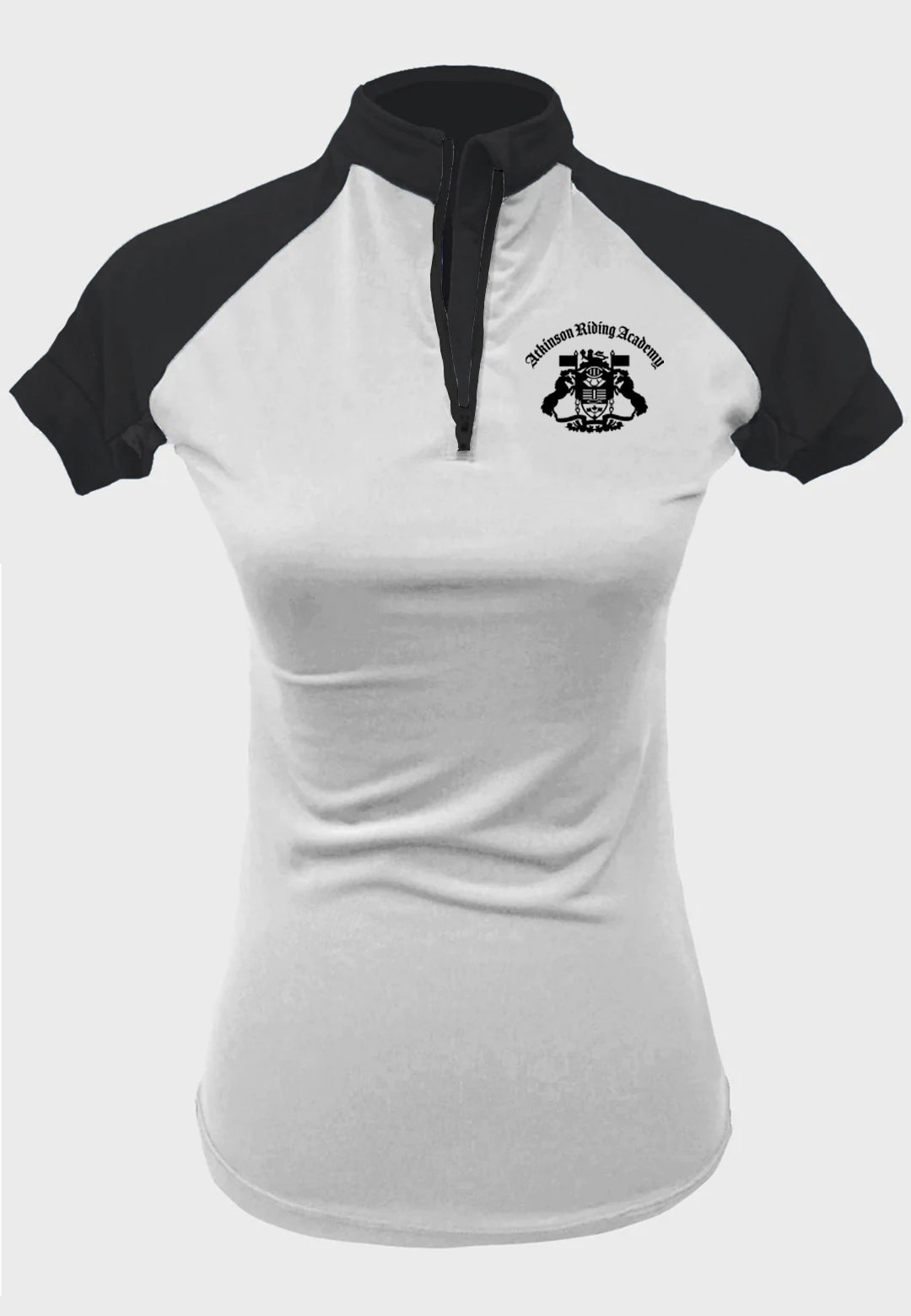 Atkinson Riding Academy Short Sleeve Custom Sun Shirt - White    Adult + Youth Sizes
