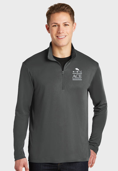 Ace Equestrian Sport-Tek® Mens PosiCharge® Competitor™ 1/4-Zip Pullover - 3 Color Choices