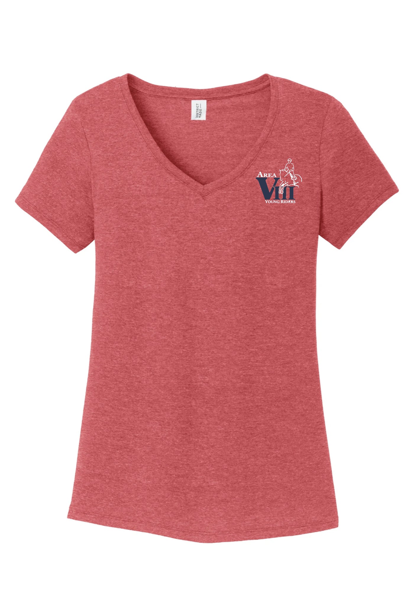 Area 8 Young Riders District ® Women’s Perfect Tri ® V-Neck Tee - Navy or Red