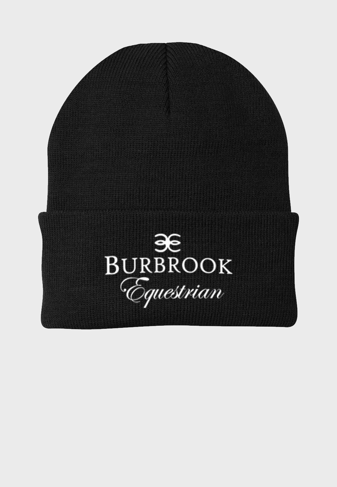 Burbrook Equestrian Port & Company® - Knit Cap, Black