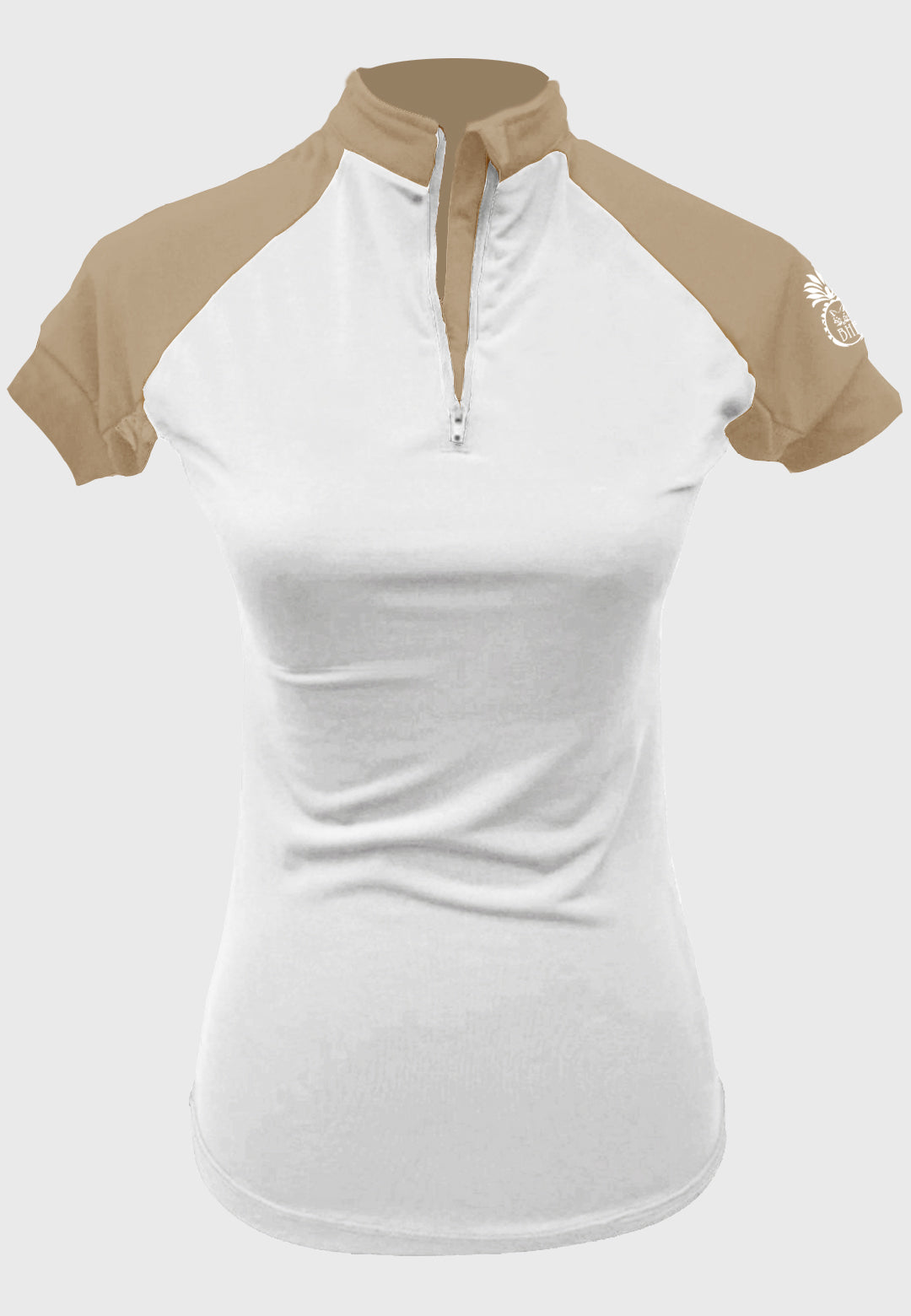 Brown Hall Farm Short Sleeve Custom Sun Shirt - White    Ladies + Youth Sizes