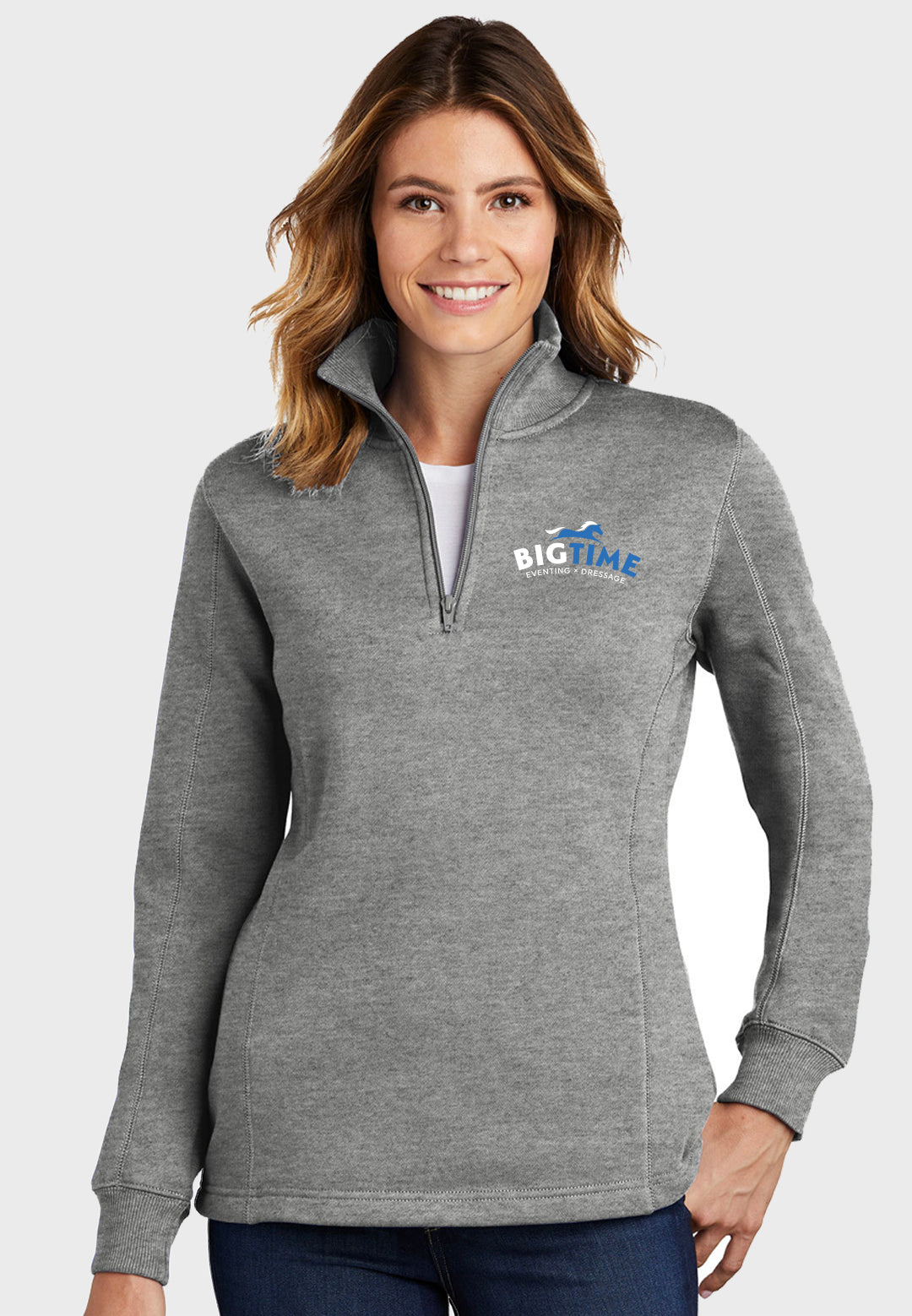 Bigtime Eventing Sport-Tek® Ladies 1/4-Zip Sweatshirt - Multiple Color Options