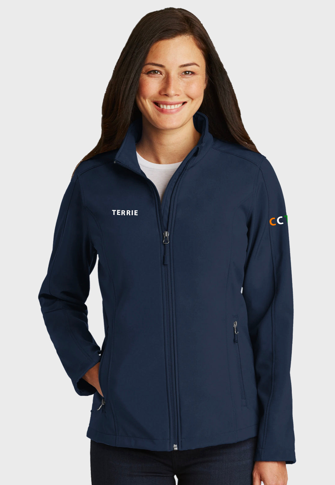 Conner Combined Training Port Authority® Core Navy Soft Shell Jacket - Men's, Ladies, Youth