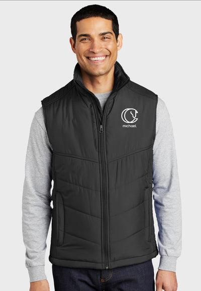 Cudo Equestrian Port Authority® Puffy Vest - Black/ Ladies + Mens Styles