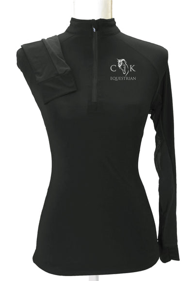 CK Equestrian Custom Sun Shirts - Black and White     Adult + Youth Sizes