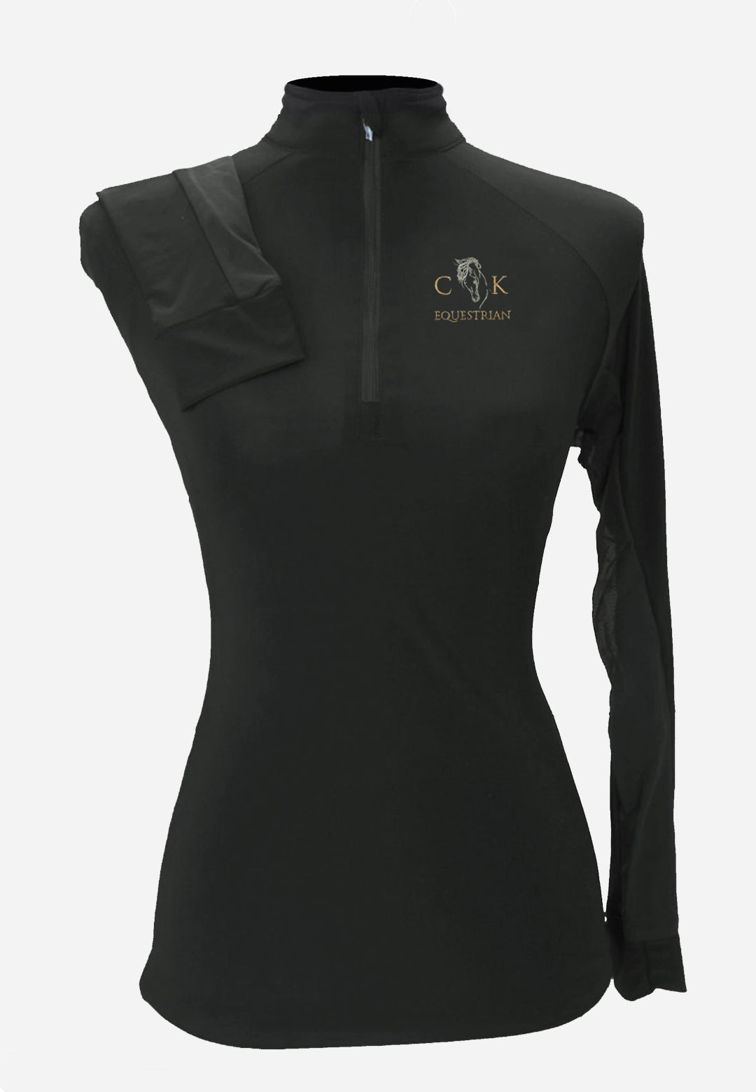 CK Equestrian Custom Sun Shirts - Black and White     Adult + Youth Sizes