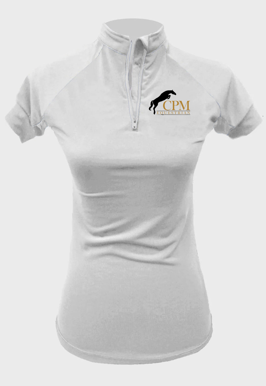 CPM Equestrian Short Sleeve Custom White Sun Shirt    Adult + Youth Sizes