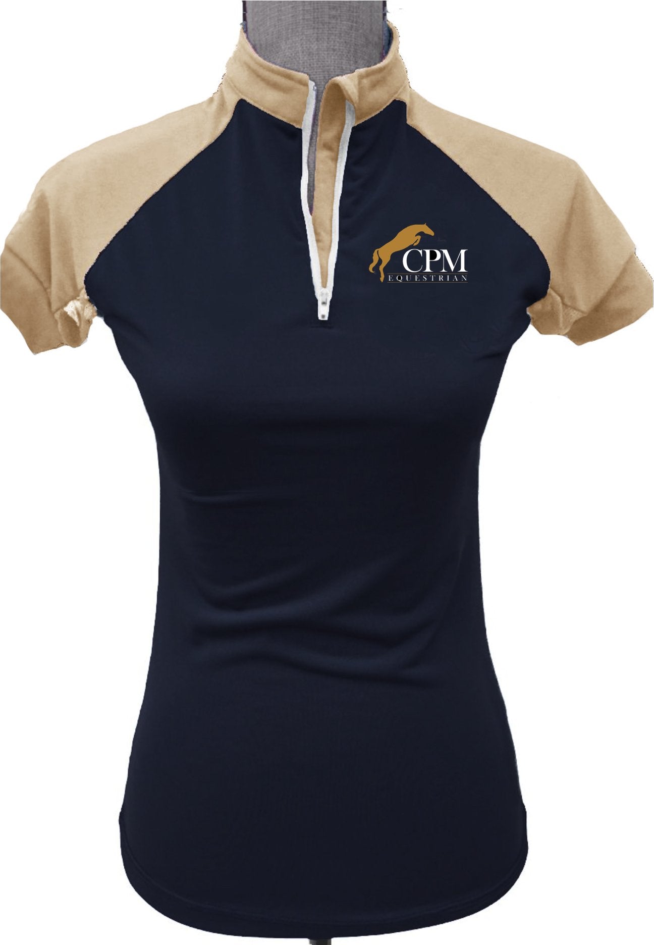 CPM Equestrian Short Sleeve Custom Sun Shirt - Black    Adult + Youth Sizes