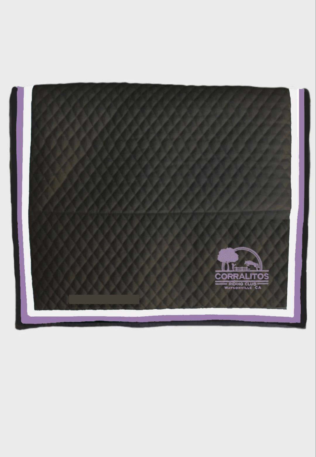 Corralitos Riding Club IAH Custom Square Non-Slip Pad - Horse + Pony Sizes