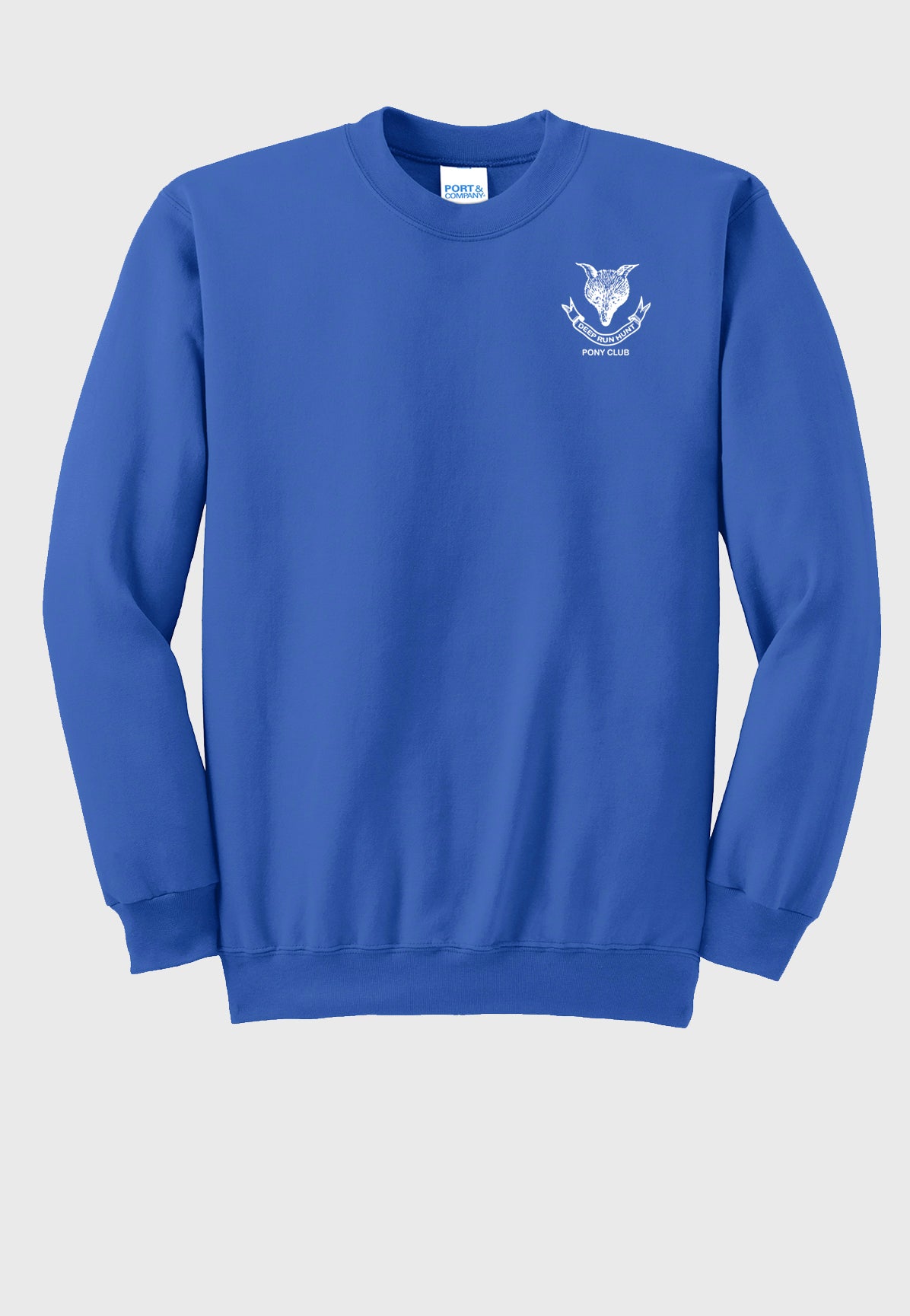 Deep Run Hunt PC Port & Company® Essential Fleece Crewneck Sweatshirt (Adult Unisex)