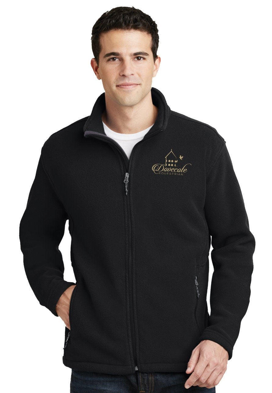 Dovecote Equestrian Port Authority® Men's Black Fleece Jacket