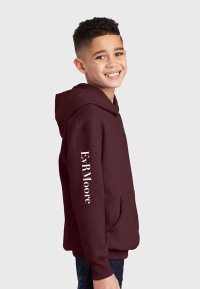 EvRMoore Port & Company® Youth Core Fleece Pullover Hooded Sweatshirt - 3 Color Options