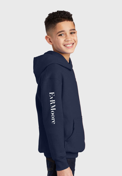 EvRMoore Port & Company® Youth Core Fleece Pullover Hooded Sweatshirt - 3 Color Options