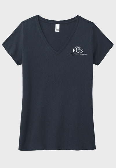 Falls Creek Stables District ® Women’s Perfect Tri ® V-Neck Tee - Navy