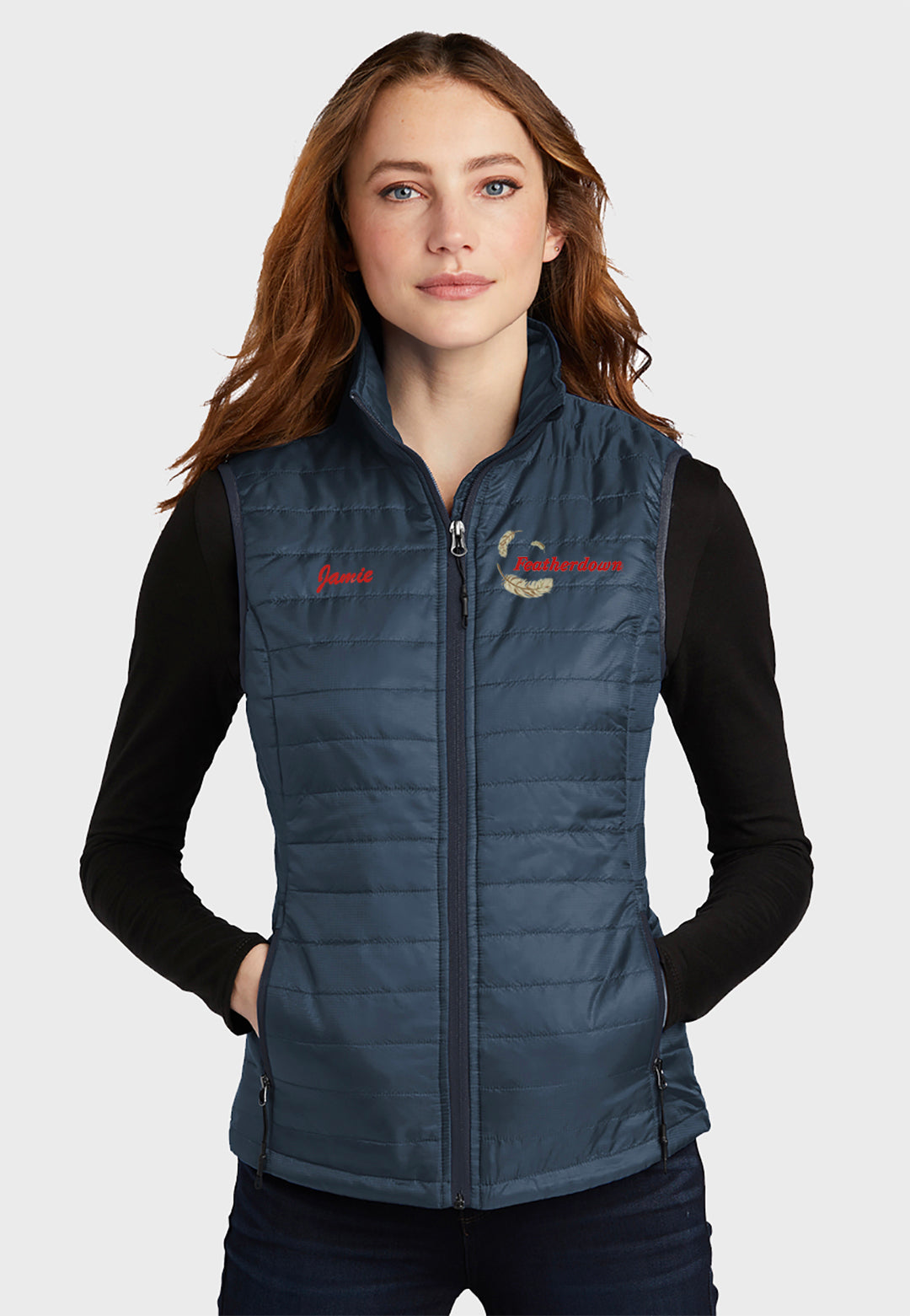 Featherdown Port Authority® Ladies Packable Down Vest - 2 Color Options