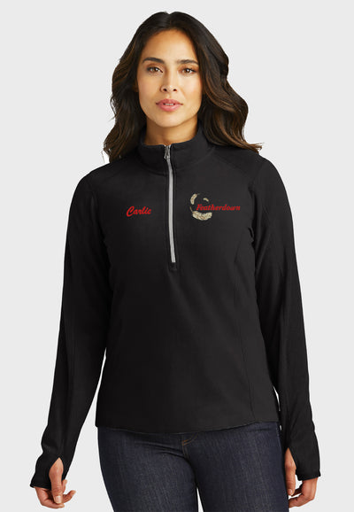 Featherdown Port Authority® Ladies Microfleece 1/2 Zip Pullover - 2 Color Options