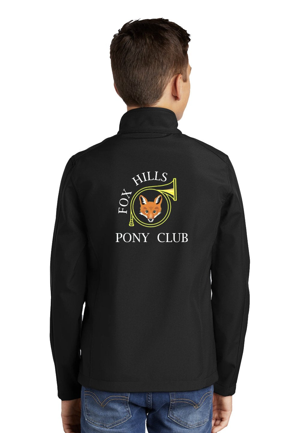 Fox Hills Pony Club Port Authority® Ladies + Youth Core Soft Shell Jacket - Black