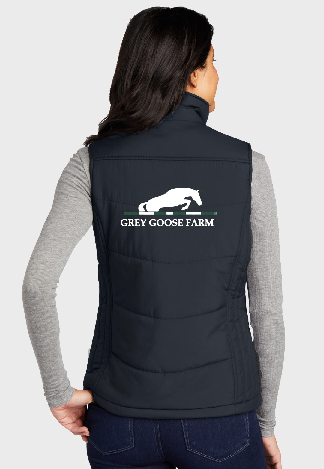Grey Goose Farm Port Authority® Ladies Puffy Vest - 2 Color Options