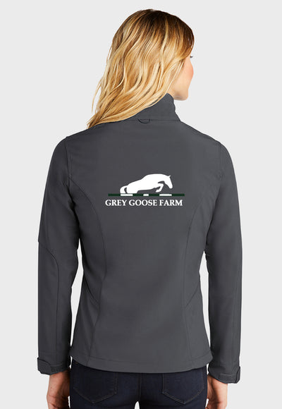 Grey Goose Farm Ladies Eddie Bauer® Soft Shell Jacket - Grey