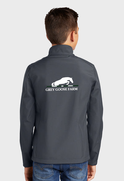 Grey Goose Farm Port Authority® Youth Core Soft Shell Jacket - Grey