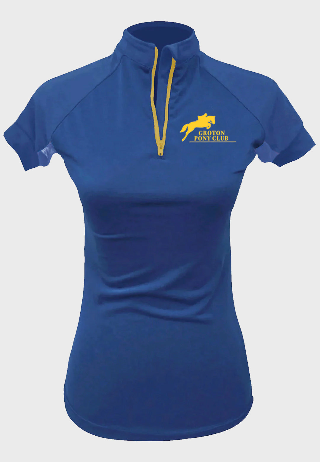 Groton Pony Club Royal Short Sleeve Custom Sun Shirt - Ladies + Youth Sizes