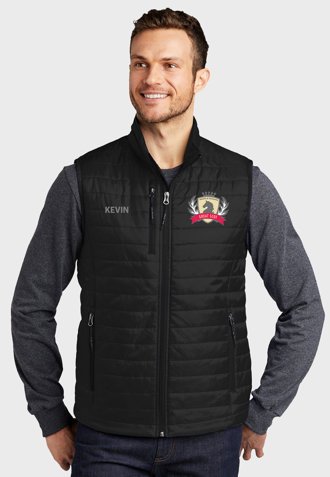 Great Scot Port Authority® Mens Packable Puffy Vest - 2 Color options