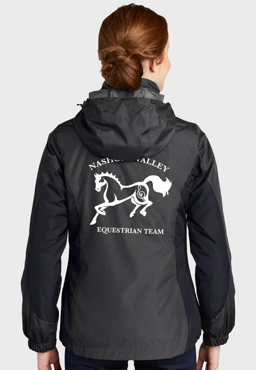 Harmony Horse Stables Port Authority® Ladies Colorblock 3-in-1 Jacket - Black