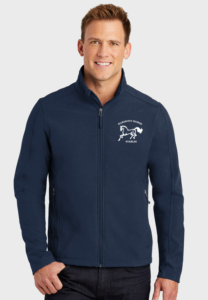 Harmony Horse Stables Port Authority® Mens Core Soft Shell Jacket - Navy