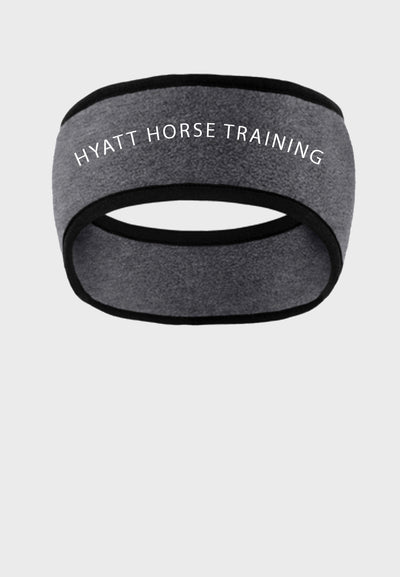 Hyatt Horse Training Port Authority® Two-Color Fleece Headband - grey