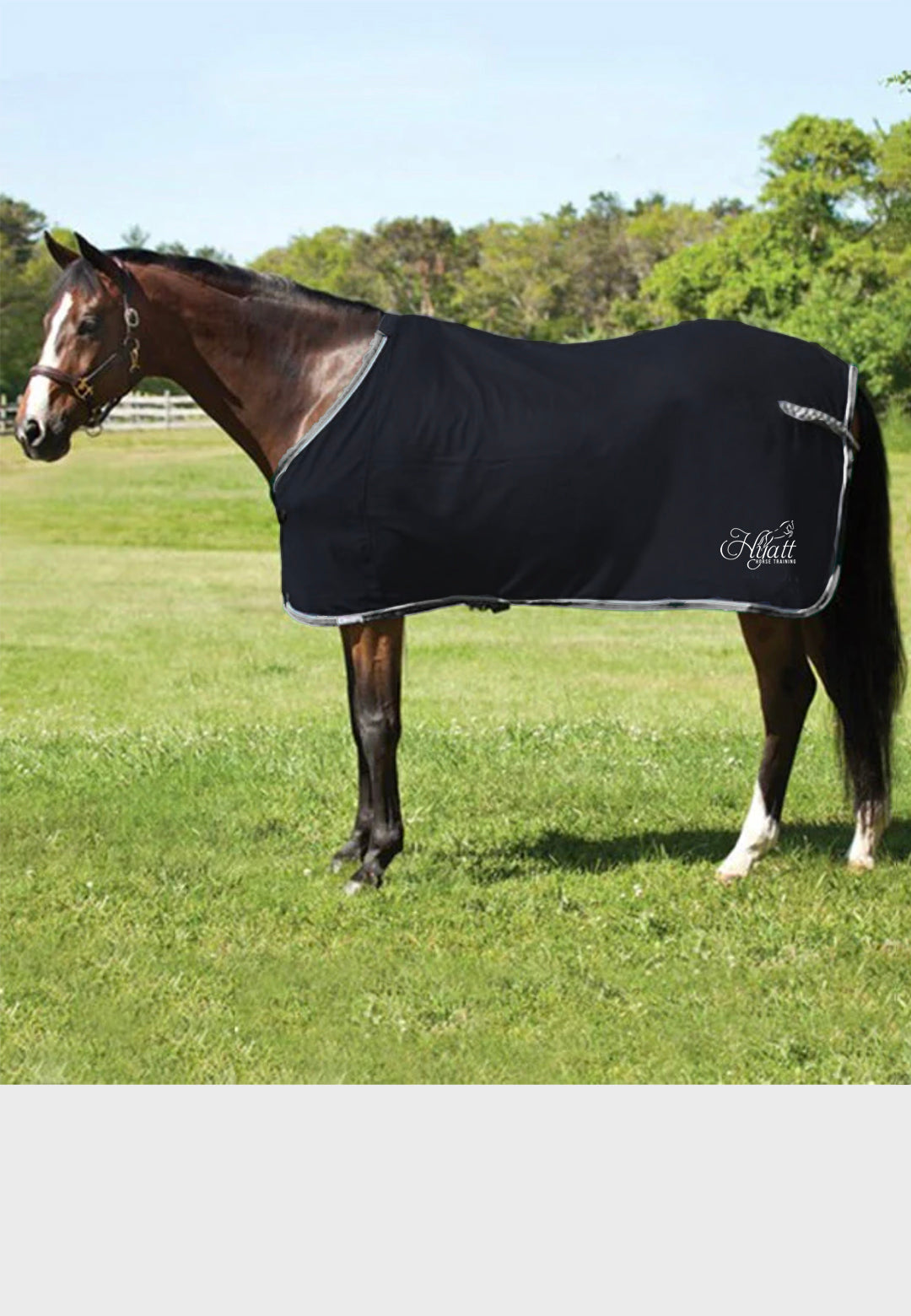 Hyatt Horse Training JACKS COOLERFLEECE DRESS SHEET - Black