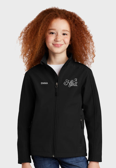 Hyatt Horse Training Port Authority® Youth Core Soft Shell Jacket - Black