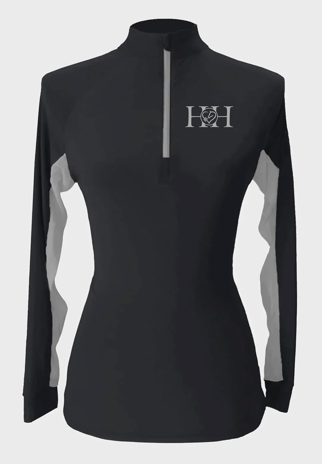 Hart and Horse Custom Long-Sleeve Black Sun Shirt, Adult + Youth Sizes