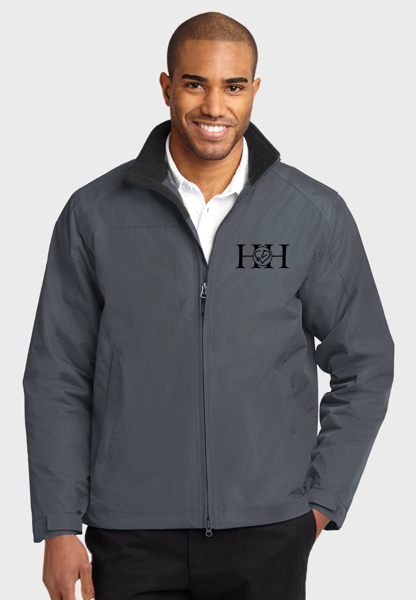 Hart and Horse Mens Port Authority® Challenger Jacket - Grey