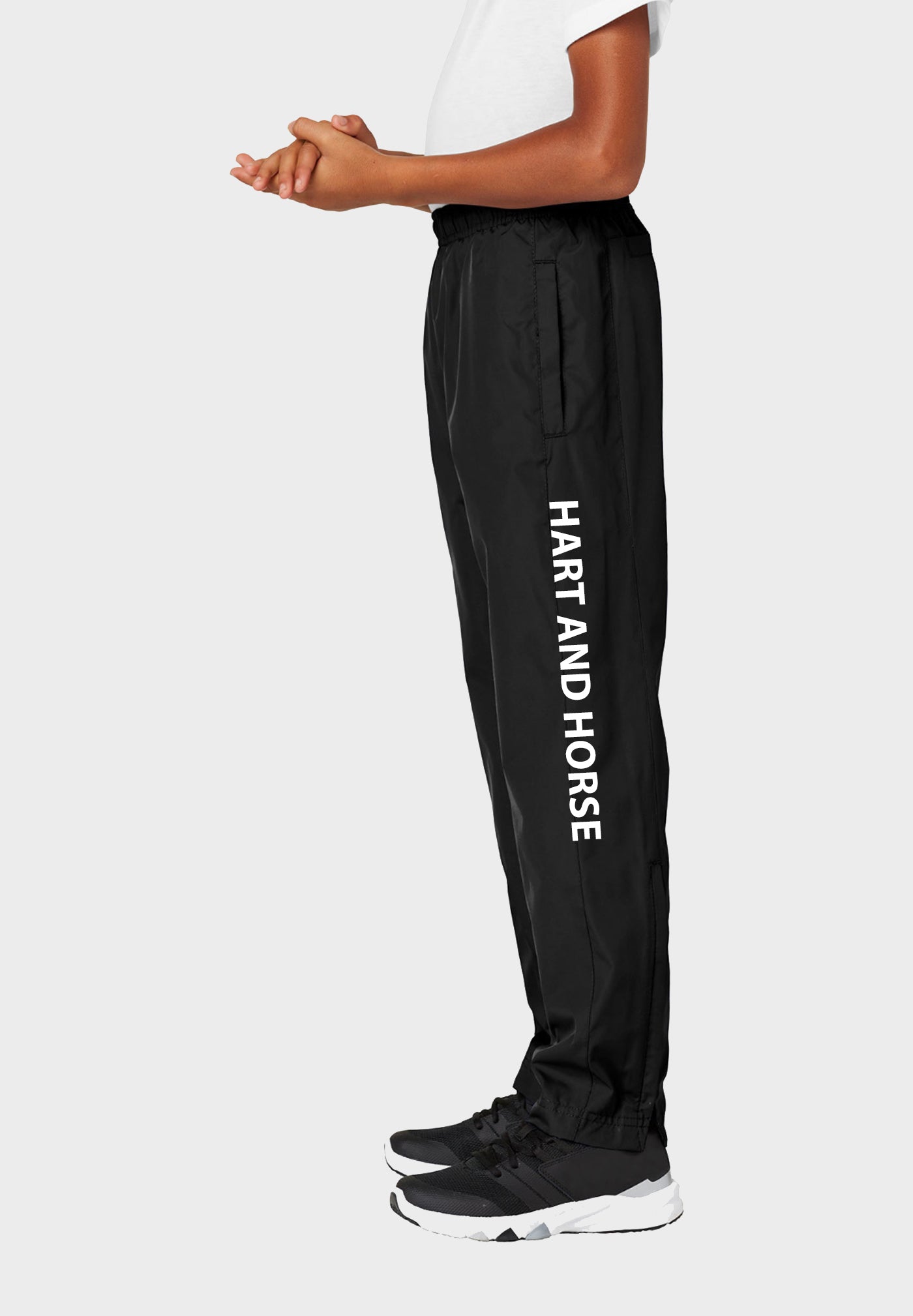 Hart and Horse Sport-Tek® Black Pull-On Wind Pant (Unisex) - Adult + Youth Sizes